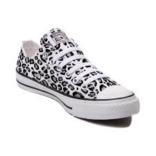 Black And White Leopard Print Tennis Shoes Converse Chuck Taylor All Star Lo Leopard Sneaker Women Shoes Leopard Sneakers Shoes