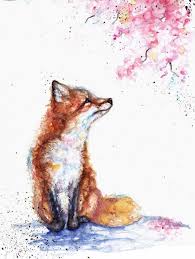 Some People Won T Understand But This Is Life As A Whole Fox Painting Watercolor Fox Wildlife Art