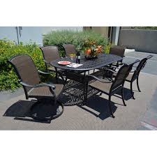Harland 7 Piece Dining Set Patio 7 Piece Dining Set Outdoor Dining Set
