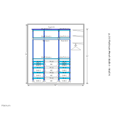 In extreme conditions the depth of the compartments can be reduced up to 40 cm, just choose the right. Closet System Elfa Classic 6 Platinum Walk In Closet The Container Store