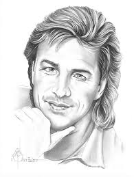 Don Johnson By Murphy Elliott In 2021 Portrait Celebrity Drawings Cool Pencil Drawings