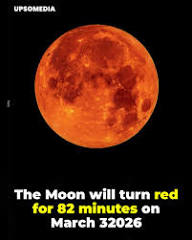 A total lunar eclipse, known as a "Blood Moon", will occur on March 3, 2026, when the Earth moves completely between the Sun and the Moon. During this phenomenon, the natural satellite