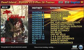 Dead Island Riptide V1 4 0 16 Trainer Http Www Gamew0rld Com Dead Island Riptide V1 4 0 16 Trainer Island Video Game Cheats Cheating