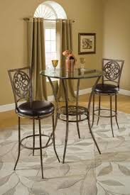 The rectangle dining table features a trestle style base, perfecting the rustic, farmhouse style. 25 Bistro Table Set Ideas