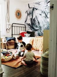 We have everything you need to coordinate your dream kids room in any style & color. Eclectic Modern Boho Boy S Room For Levi Boho Kids Room Eclectic Kids Room Eclectic Bedroom