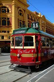 The service operates in a circular route passing major tourist attractions, as well as linking with other tram, train and bus routes in and around melbourne. Melbourne S Free City Circle Tram Outside Of Flinders Street Station Victoria Australia Sydney Australia Australian Travel