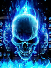 3d Blue Flaming Skull Theme Launcher For Android Download We have a massive amount of hd images that will make your computer or smartphone.