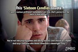 Pin By Rae Liz On Gralvien 80s Movie Quotes Romantic Movie Quotes Sixteen Candles Quotes