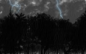 Blue sky and cotton clouds (anime background). Rain Storm Computer Wallpapers Desktop Backgrounds Dark Rainstorm In Forest 1920x1215 Download Hd Wallpaper Wallpapertip