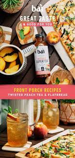Summer Peach Recipes Bai Flavor Life Recipes Tea Recipes Cooking Recipes