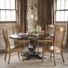 Cosmopolitan round dining table by bassett furniture. Bassett Bench Made Maple Four Person Round Tavern Table Set Bassett Of Cool Springs Dining 5 Piece Sets