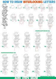 Easy and step by step 3d real water drop drawing for beginners please watch this video till the end and try it at your home i hope you can draw it easily.try it at your in this easy to follow step by step or one on one tutorial, you can see exactly how to draw this amazing effect of a high tower in 3d. How To Draw Cool 3d Interlocking Letters In Easy Step By Step Drawing Tutorial For Kids And Beginners How To Draw Step By Step Drawing Tutorials