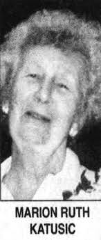 Marion Ruth Grube Katusic (1918-2007)