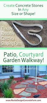 Rocka Design Custom Stone Maker Diy Custom Stepping Stone Maker Walk Maker Easy Backyard Garden Stepping Stones