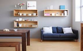 Wall Mounted Box Shelves A Trendy Variation On Open Shelves Geometric Shelves Living Room Shelves Floating Shelves Living Room