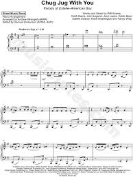 Now we're in the pleasant park streets. Sheet Music Boss Chug Jug With You Sheet Music Piano Solo In E Minor Download Print Sku Mn0230356