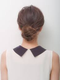 簡単なのにとっても可愛い 大人お団子ヘアー シニヨンのやり方 の記事の16枚目の画像 marble マーブル 髪型 お団子 両家顔合わせ 髪型 シニヨン