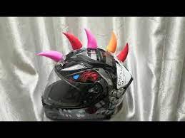 Hai Hong Rubber Helmet Horn For Motorcycle Bicycle Ski Car Decoration Su Helmet Accessories Helmet Car Decor