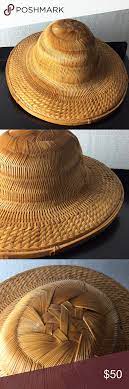 Vintage Asian Rice Paddy Hat Women Accessories Hats Women Accessories Accessories Hats