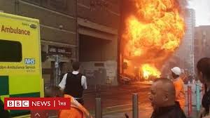 A large fire broke out in london monday afternoon. Okcvlotrh0z3 M