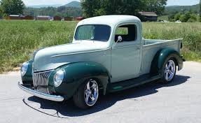Image result for Light Blue 1940 Truck