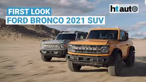 First Look Ford Bronco Suv 2021