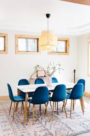 Home Dining Room Reveal A Bubbly Life Dining Room Blue Dining Room Colors Blue Dining Room Chairs