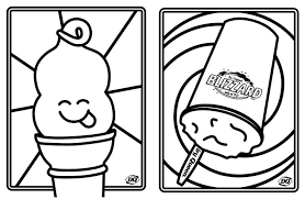 Free coloring sheets to print and download. Dq Launches New Blizzard Flavors For Summer Play At Home Kits For Families Forkly