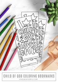 It develops fine motor skills, thinking, and fantasy. I Am A Child Of God Printable Bookmark Somewhat Simple