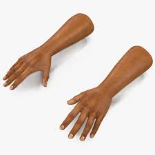 African Man Hands 2 3d Model Ad Man African Model Hands African Men 3d Model Modern Business Cards