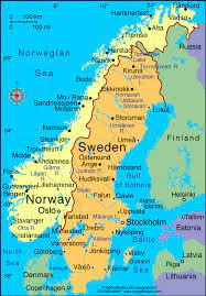 As mentioned above, you have on this website the opportunity to paint (replace) the areas on outline world maps with your favourite colors. Map Of Sweden Sweden Travel Norway Map Norway Sweden Finland