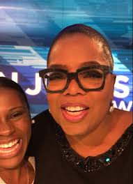 Yup, that's Oprah Winfrey and AF Hartford Academy Elementary principal  Kerri-Ann T. Thomas! Ms. Thomas, AF Bridgeport Academy Middle Principal  Simon Obas & AF Voyager Elementary Principal Colleen Young got the chance