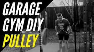 Making a homemade tricep pulldown machine. How To Build A Garage Gym Diy Pulley System Tricep Lat