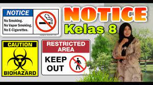Maybe you would like to learn more about one of these? Notice Ii Materi Bahasa Inggris Kelas 8 Semester 2 Youtube