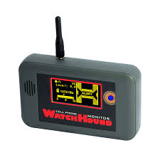 A cellular module is installed in the main control panel and it can send. Watchhound Cell Phone Detection Monitor