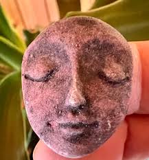 Dollhouse Miniature Wooden Decorative Ceramic Face