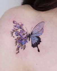 Nice butterfly and flowers tattoo around belly. Butterfly Tattoo Ideas For Men And Women Bein Kemen
