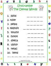 At cherokee children's dentistry, our goal is to provide comprehensive dental care in a warm, caring, friendly environment. Unscramble The Words Pediatric Dentist Activity Sheets Unscramble The Words Dental Kids Dental Humor Activity Sheets
