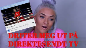 JEG TRÅKKET PÅ DET NORSKE FLAGGET PÅ DIREKTESENDT TV