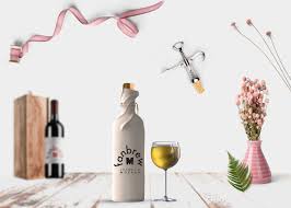 Download Free Wine Bottle Paper Packaging Mockup Freebiedesign