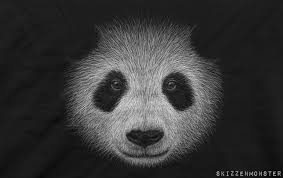 Kritzel Kunst Panda Zeichnung Skizzenmonster