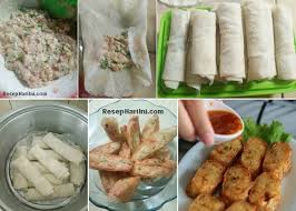 Resep kulit ayam teriyaki dapat dimasak sebagai menu makan malam karena praktis dan cepat, serta nikmat. Resep Rolade Ayam Kulit Lumpia Simple Hemat Dan No Ribet Resep Hari Ini