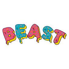 Mrbeast Frosted Beast Logo Beast Logo Beast Wallpaper Logo Sticker