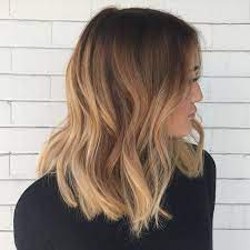 Balayage Ombre Blond L Alternative Plus Naturelle A L Ombre Blond Tendance Longueur De Cheveux Cheveux Ondules Mi Longs Longueurs De Cheveux