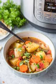 Heat oil in a large pot over medium heat. Instant Pot Vegetable Soup Healthy Flavorful