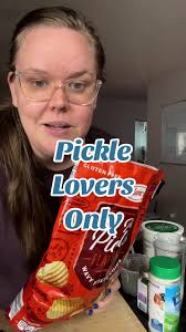 Blended Cottage Cheese Pickle Dip with Potato Chips