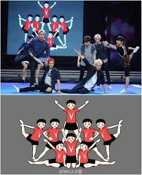 Exo Pyramid Korean Idol Actors Wrestling