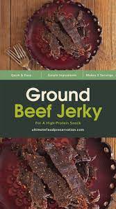 Ground Beef Jerky For A High Protein Snack Recipe Ufp Recipe In 2020 Beef Jerky Ground Beef Jerky Recipe Beef Jerky Recipes