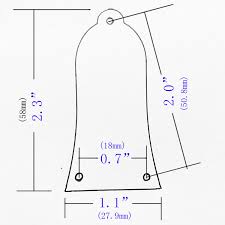 10pcs Black Plastic Bell Style For Epiphone Electric Guitar Truss Rod Cover  3ply_kmise - miaoyin