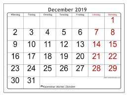 Kalender för december 2021 för utskrift. Kalender December 2019 62ms Kalender Skriva Tisdag